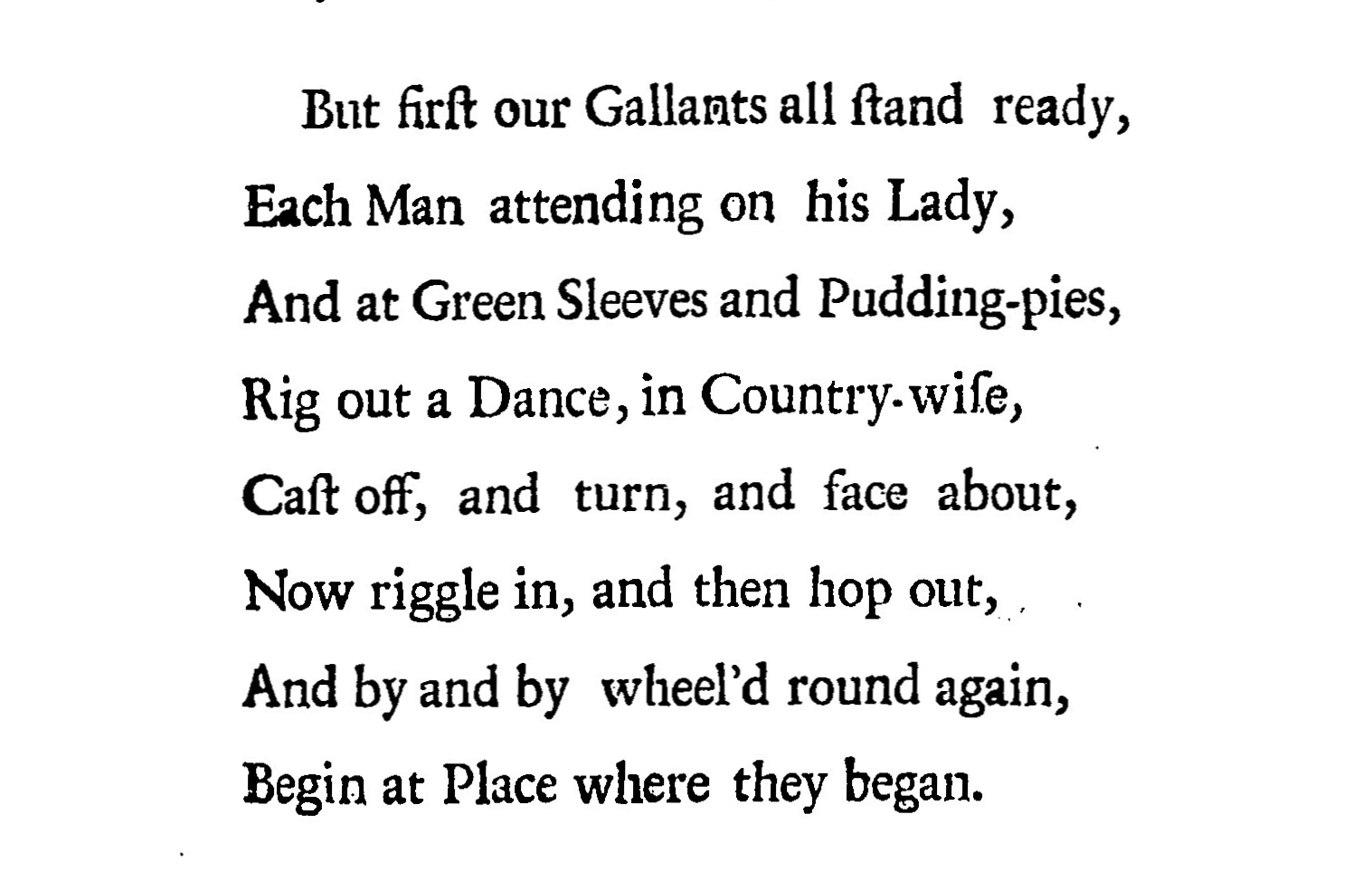 Greensleeves.